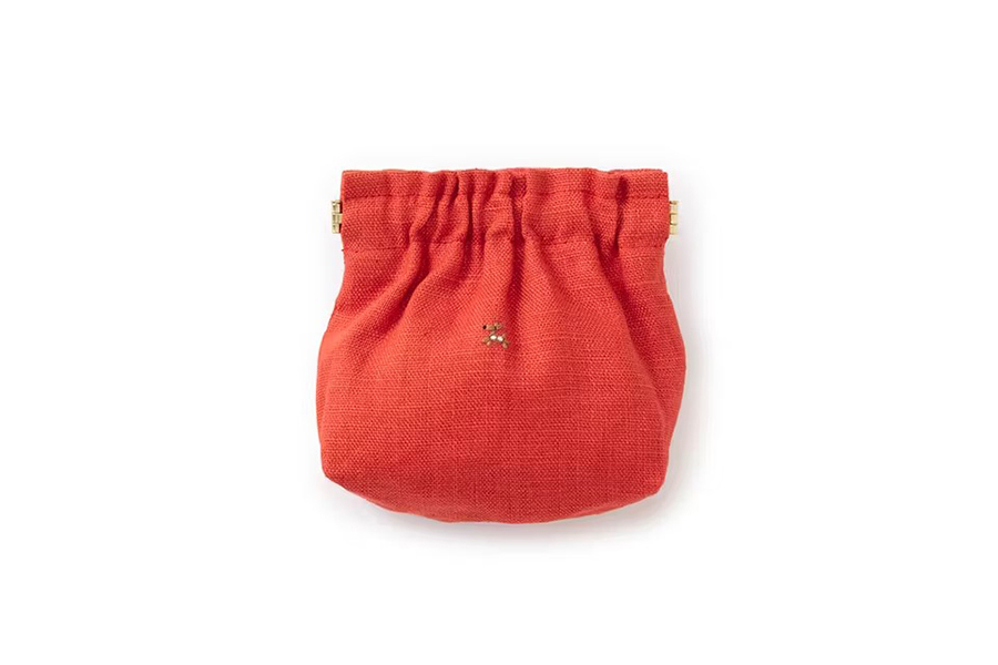 中川政七商店 - 鹿家族 彈片口金包 / 紅