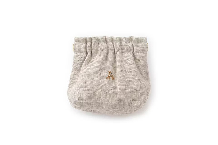 中川政七商店 - 鹿家族 彈片口金包 / 原色