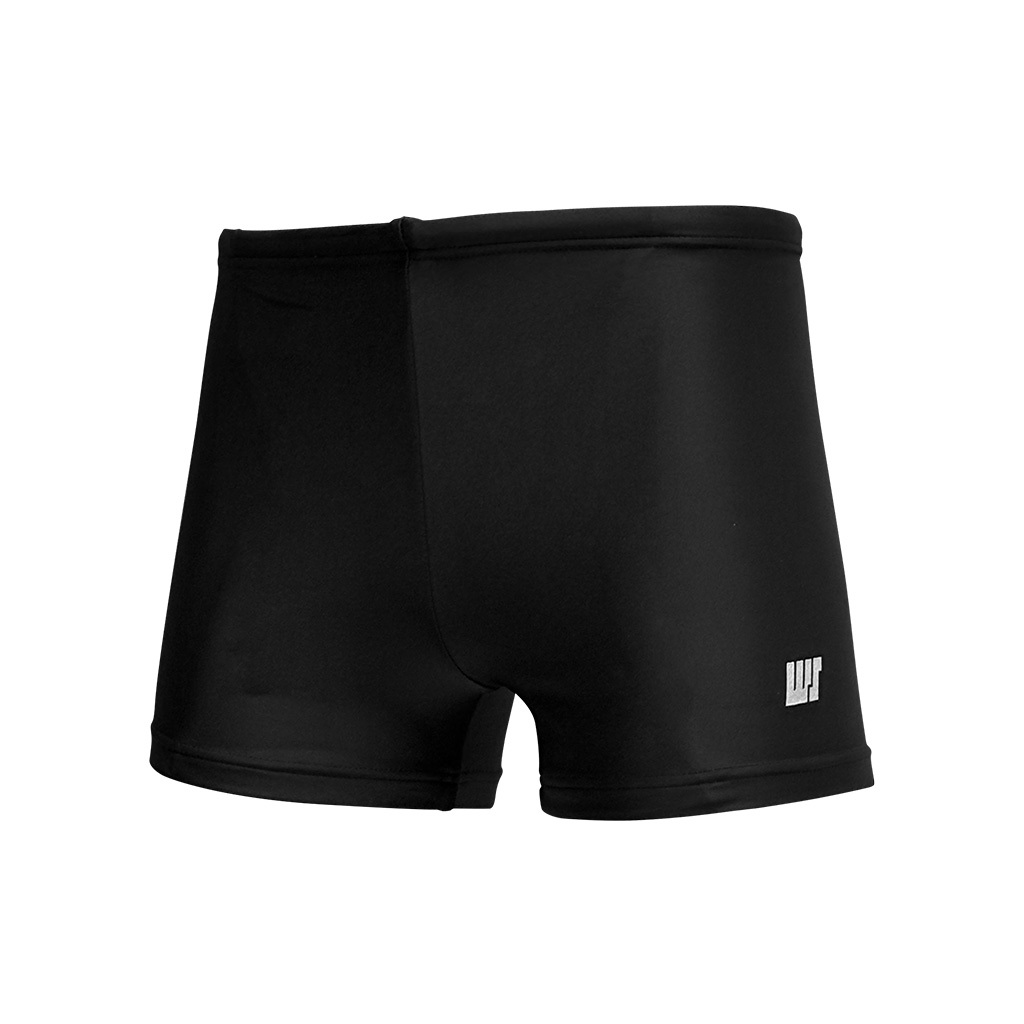 男童機能性面料平腳泳褲 - 黑