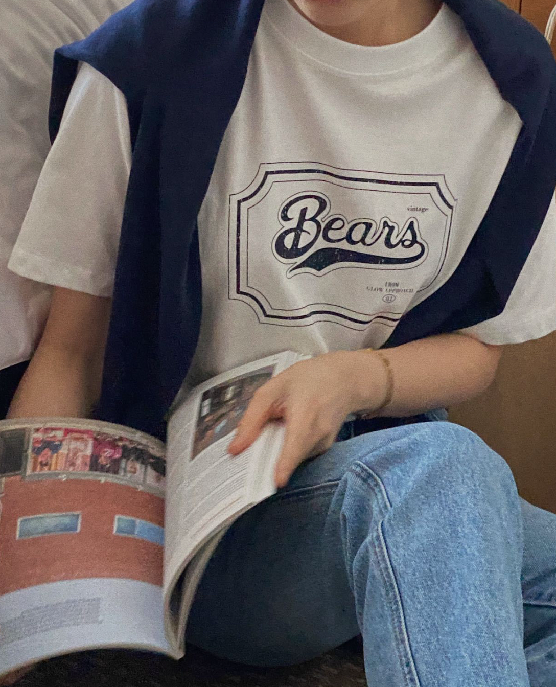 正韓ᴷᴼᴿᴱᴬ 🇰🇷 大字母休閒寬鬆款造型上衣（四色）