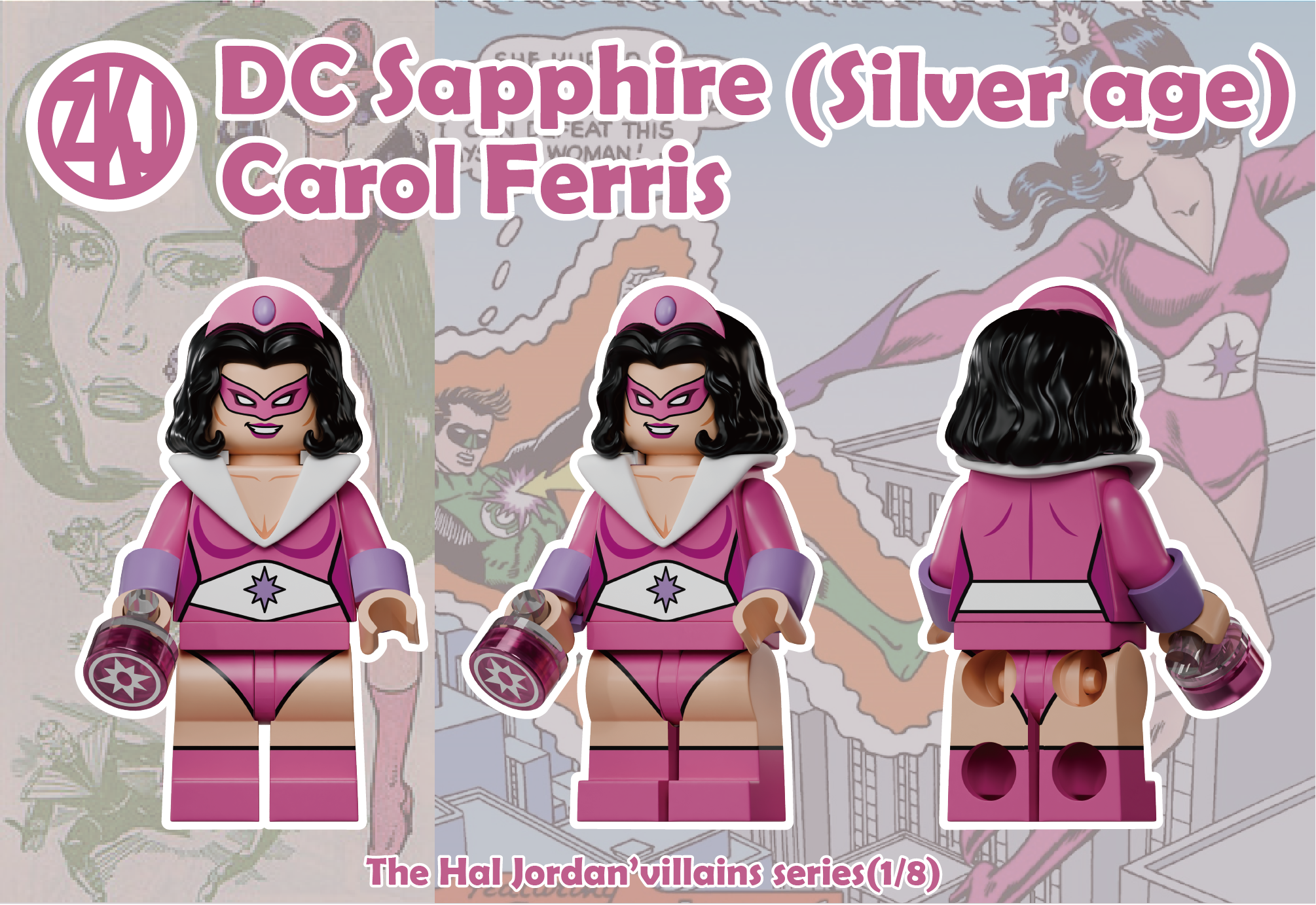 [ZKJ]Preorder] DC Sapphire-Carol Ferris (silver age) [PADprinted]