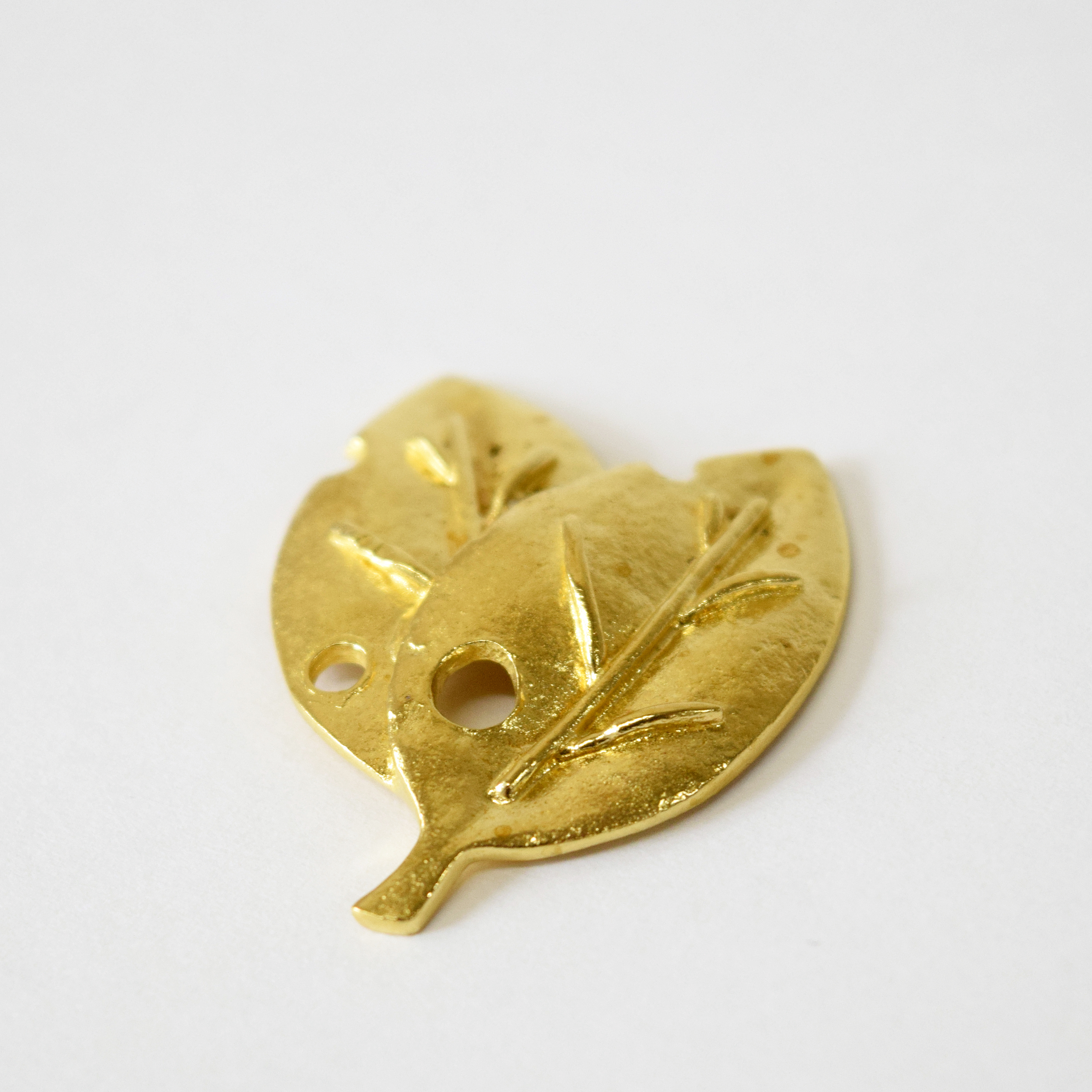 [丸叶] Incense stick holder gold leaf