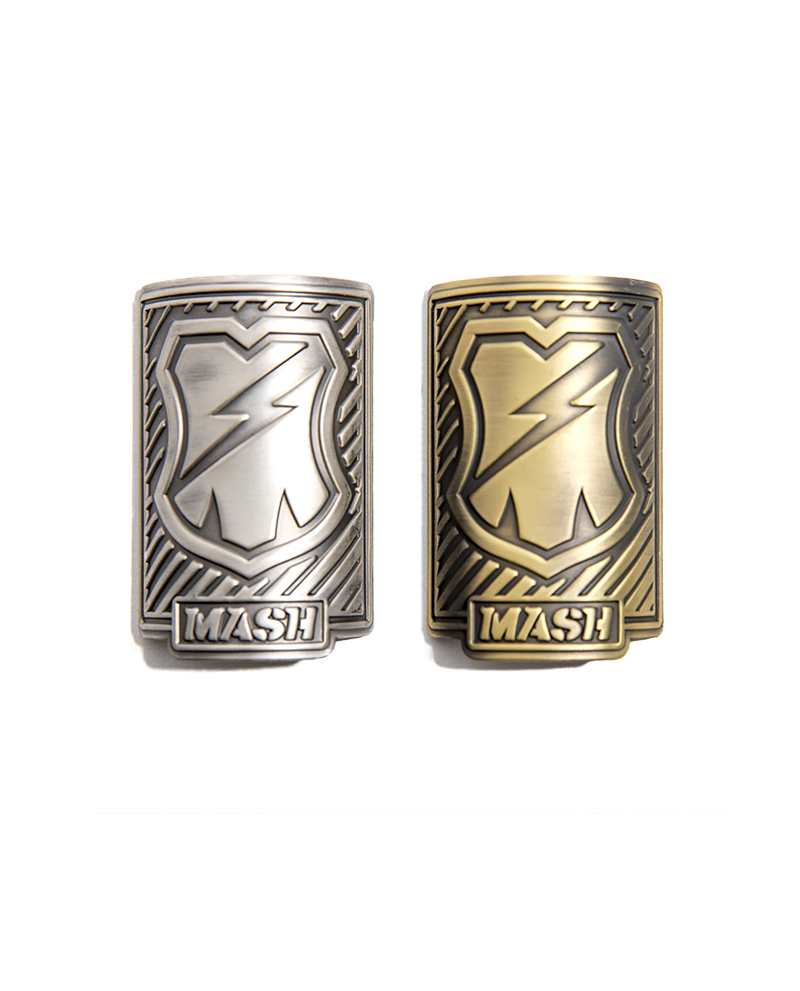 MASH 1 1/8 Head Badge Brass