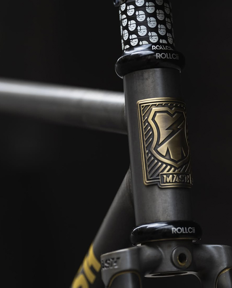 MASH 1 1/8 Head Badge Brass