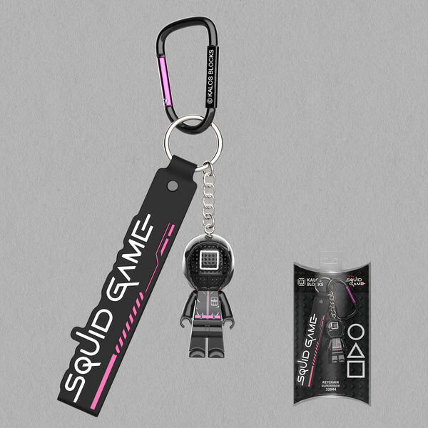 魷魚遊戲積木匙扣 - 監督者