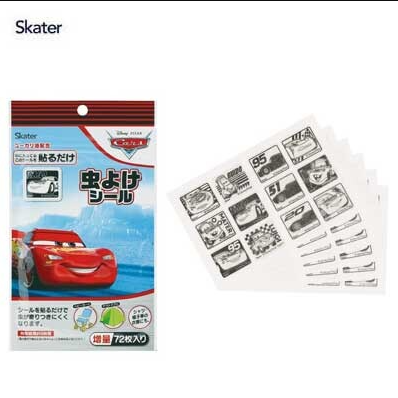 日本製 Skater 驅蚊貼72片 反斗車王