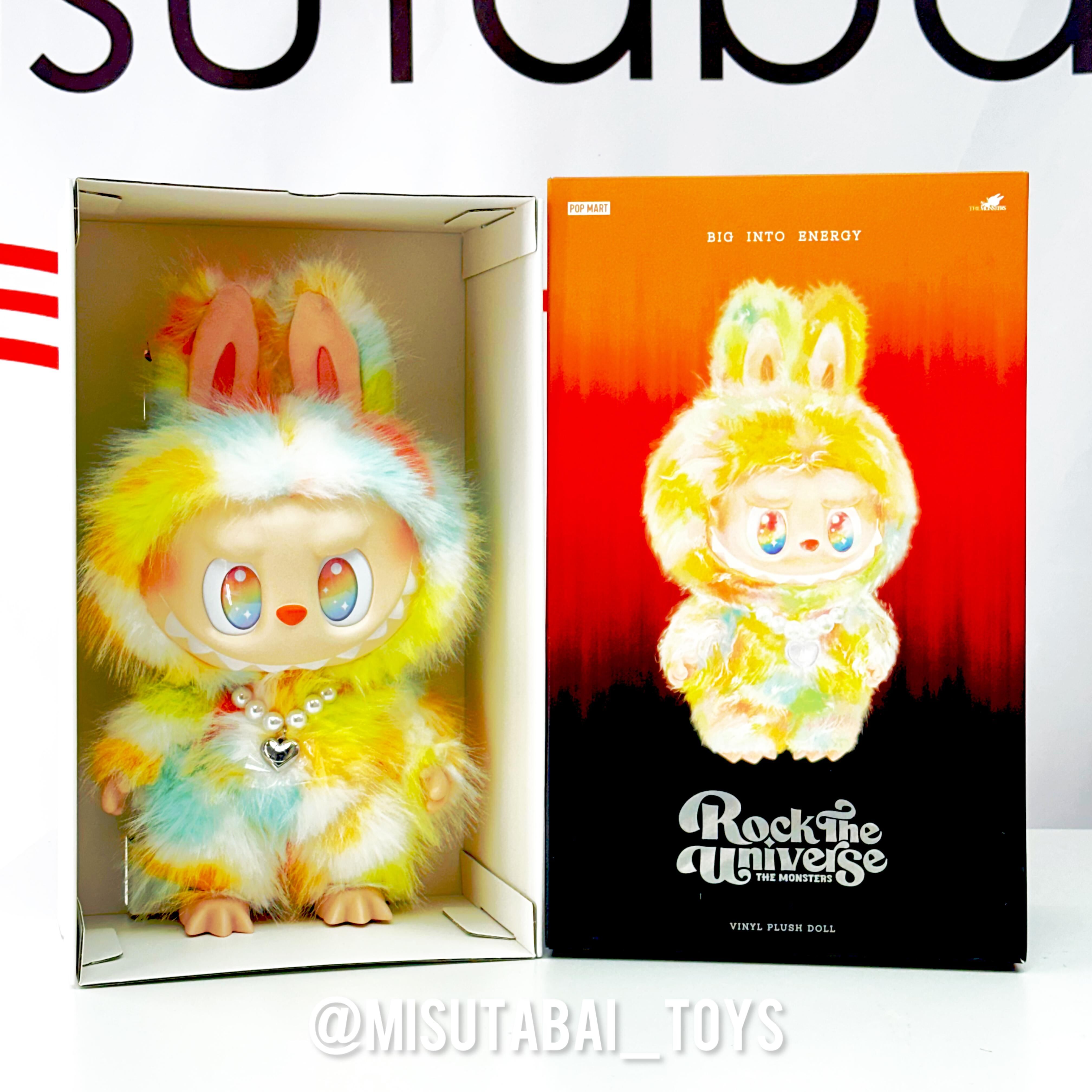 THE MONSTERS Big into Energy Series-ROCK THE UNIVERSE Vinyl Plush Doll ( POPMART )