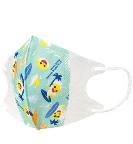 Skater 3D立體兒童口罩 7片裝 4歲+ Baby Shark