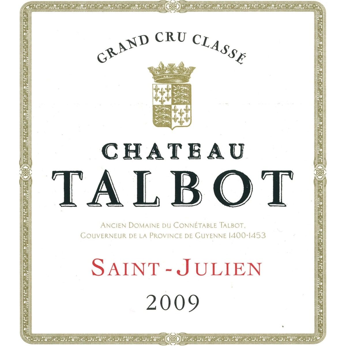 Chateau Talbot 2009 (RP94)