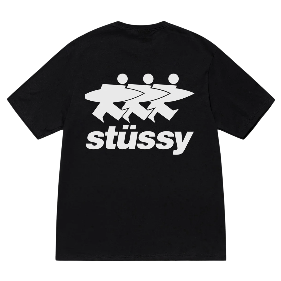 ☆ETW☆【EASY TO WEAR】Stussy 25SS SURFWALK TEE 衝浪手 浪板 衝浪小人 短T
