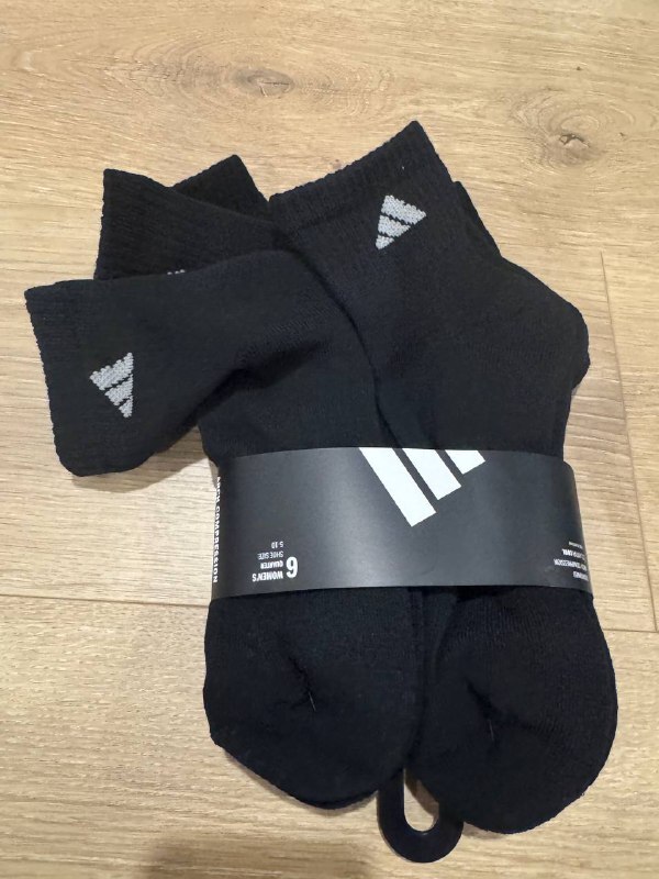 [USW] ADIDAS BLACK/ALUMINUM 2 6 WOMEN'S QUARTER SOCKS, 716106914751 (UZZ152)