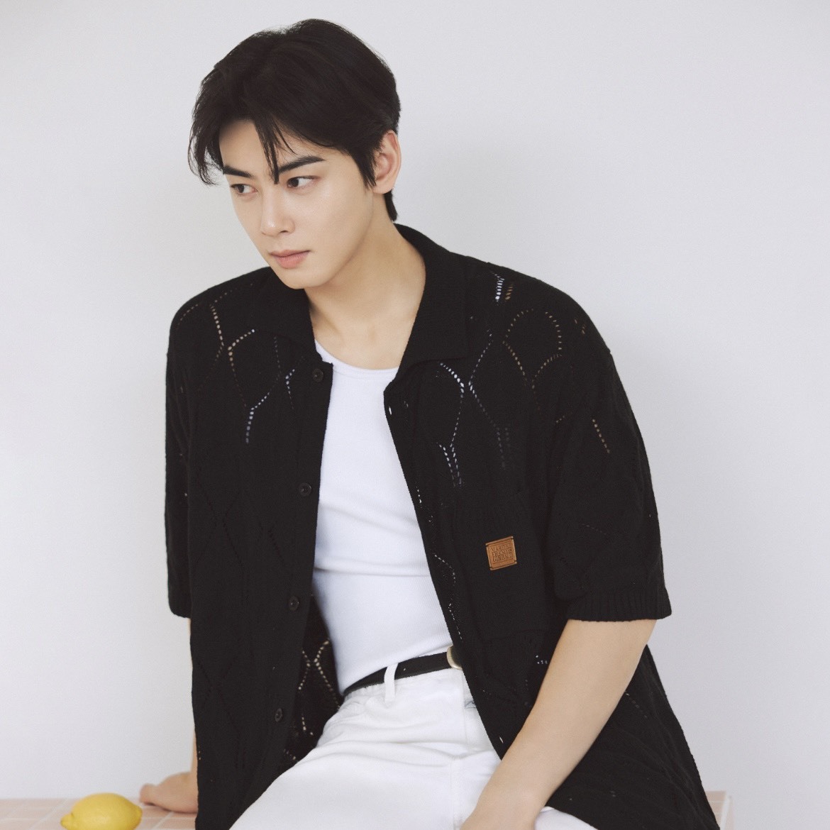 韓國 MFG 韓系鏤空設計 短袖針織衫