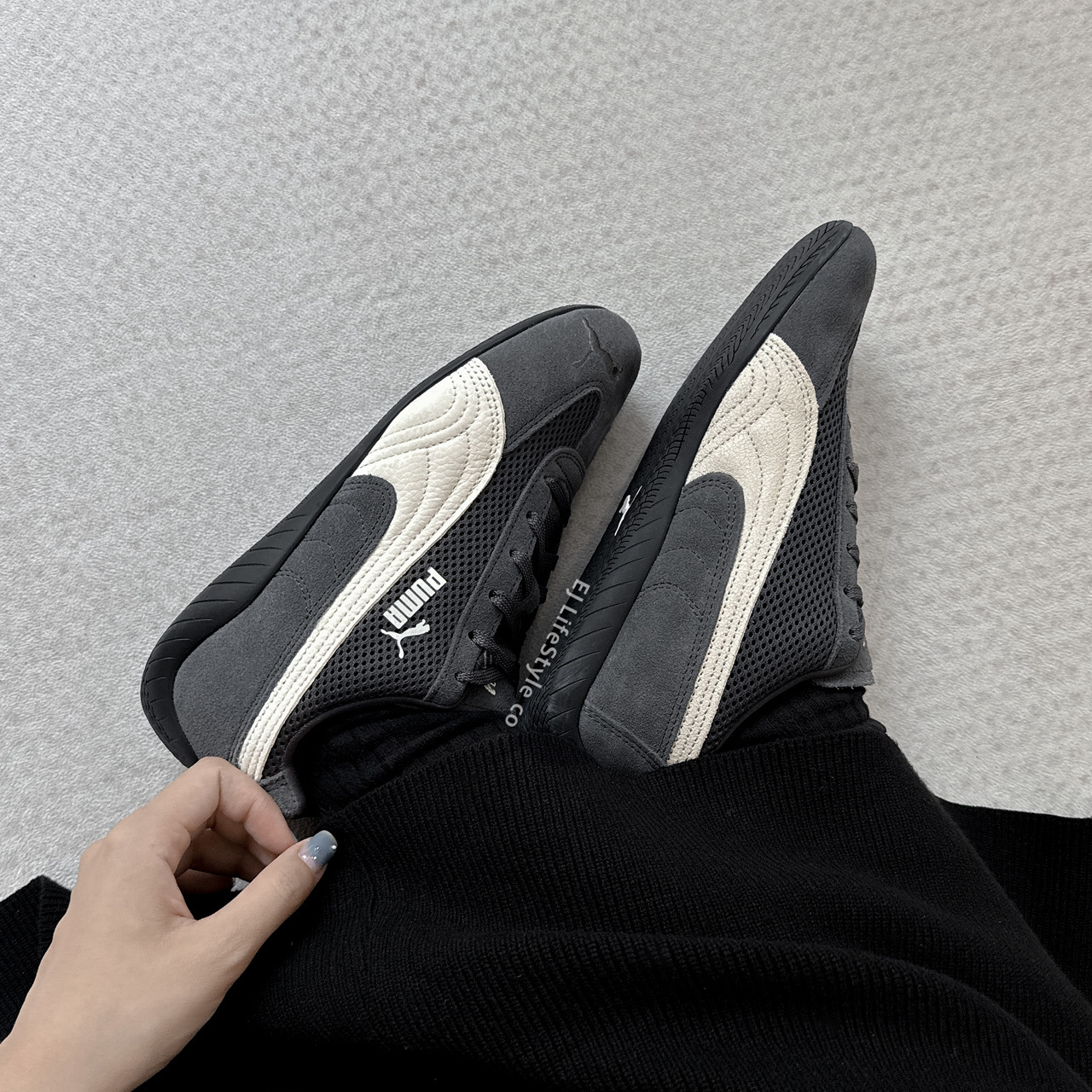 PUMA SPEEDCAT MESH 霧灰 炭灰 奶油白 低飽和 復古 賽車鞋 男女鞋 404370-01 / 現+預