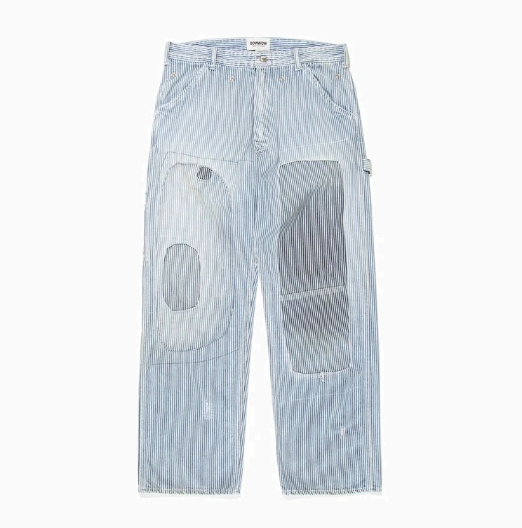 9/2 RE-STOCK: BOWWOW 2025 HICKORY PAINTER PANTS with SEPARATE APRON - PRE ORDER ITEM (預訂中)