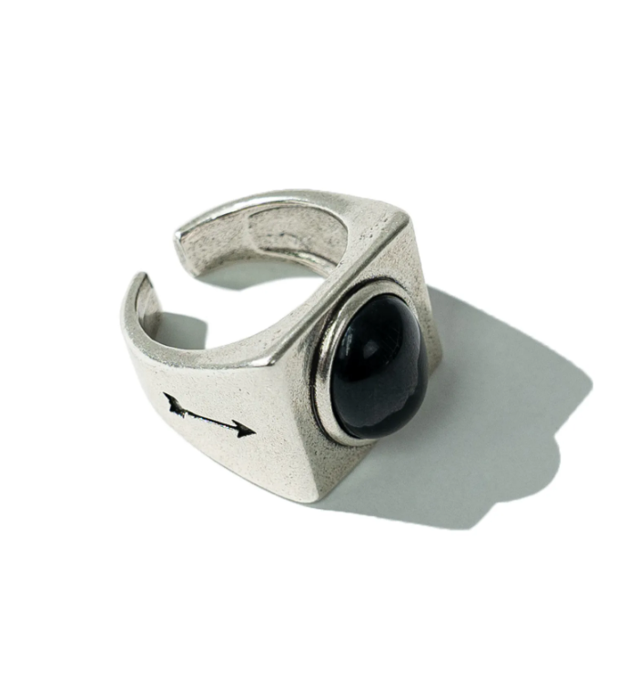 AGILITY by JKS SHOP The Black Gen Rings 黑圓石戒指