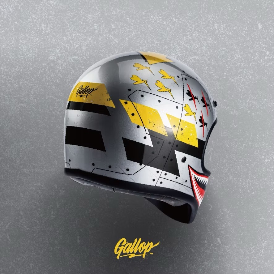 Gallop M1王牌 【電鍍銀】山車帽