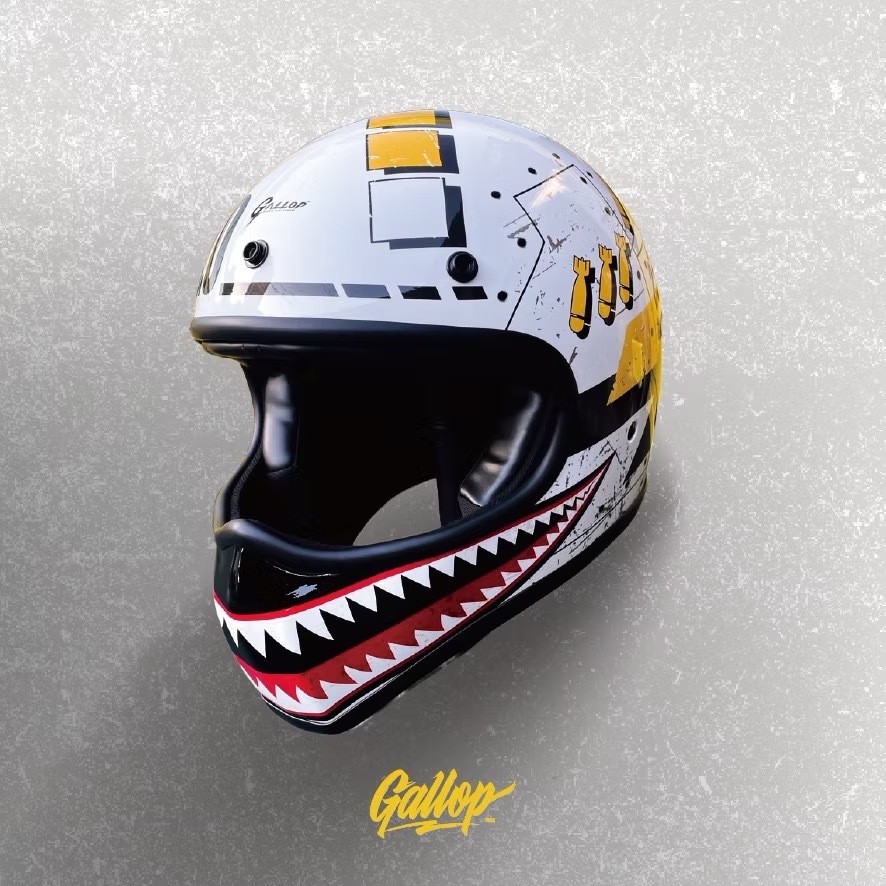 Gallop M1王牌 【白色】山車帽