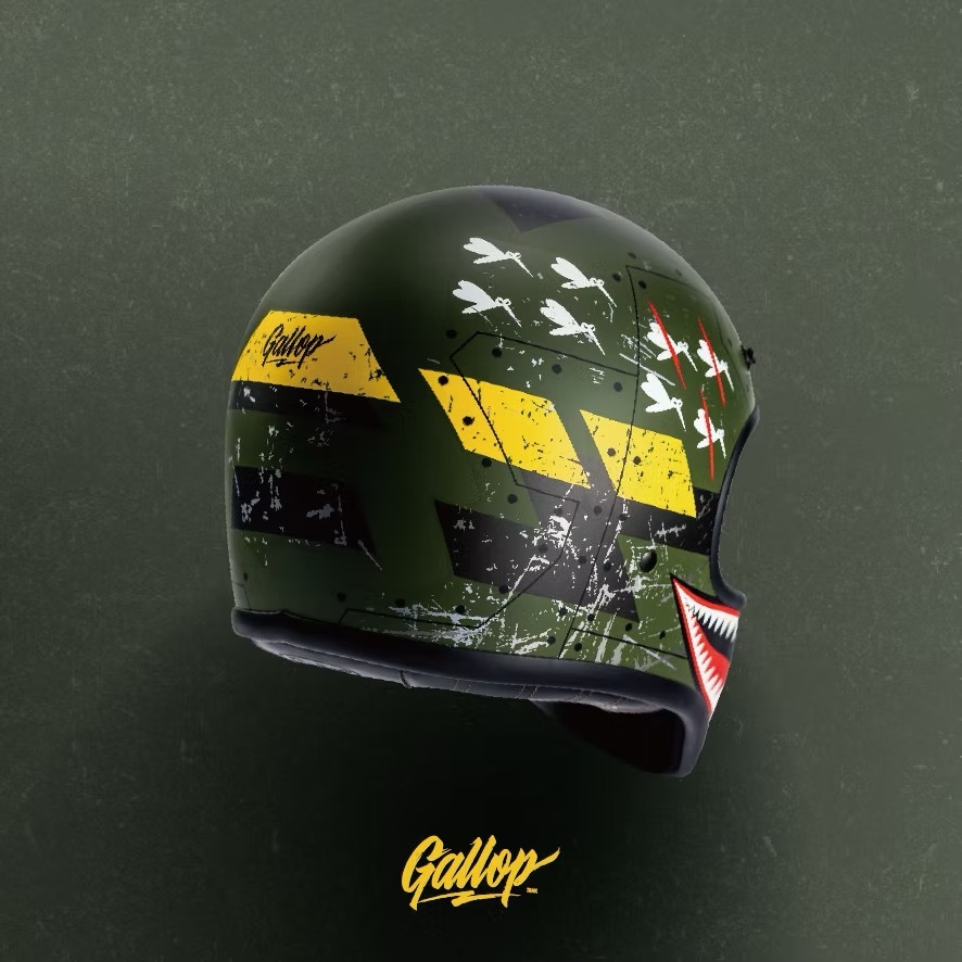Gallop M1王牌 【消光軍綠色】山車帽