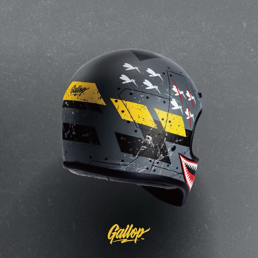 Gallop M1王牌 【消光水泥灰】山車帽