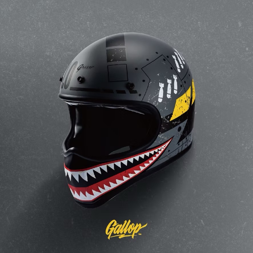 Gallop M1王牌 【消光水泥灰】山車帽