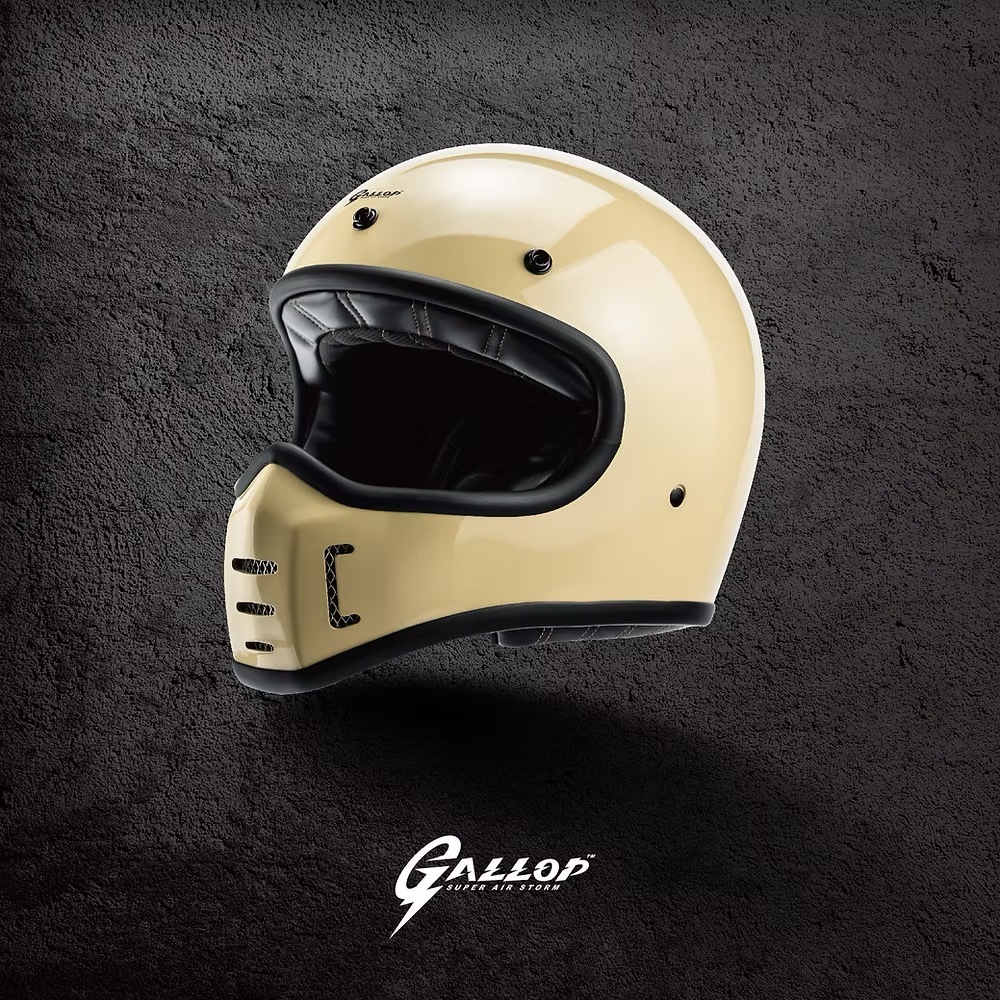 Gallop M1 素色【灰棕】山車帽