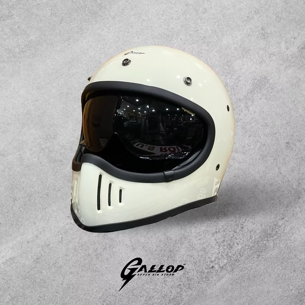 Gallop M2 素色【白色】山車帽