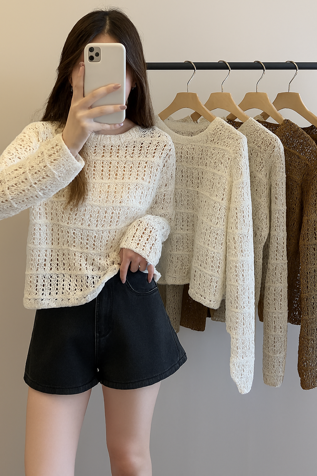 【現貨】BL082913 BuyLove 薄款鏤空針織衫