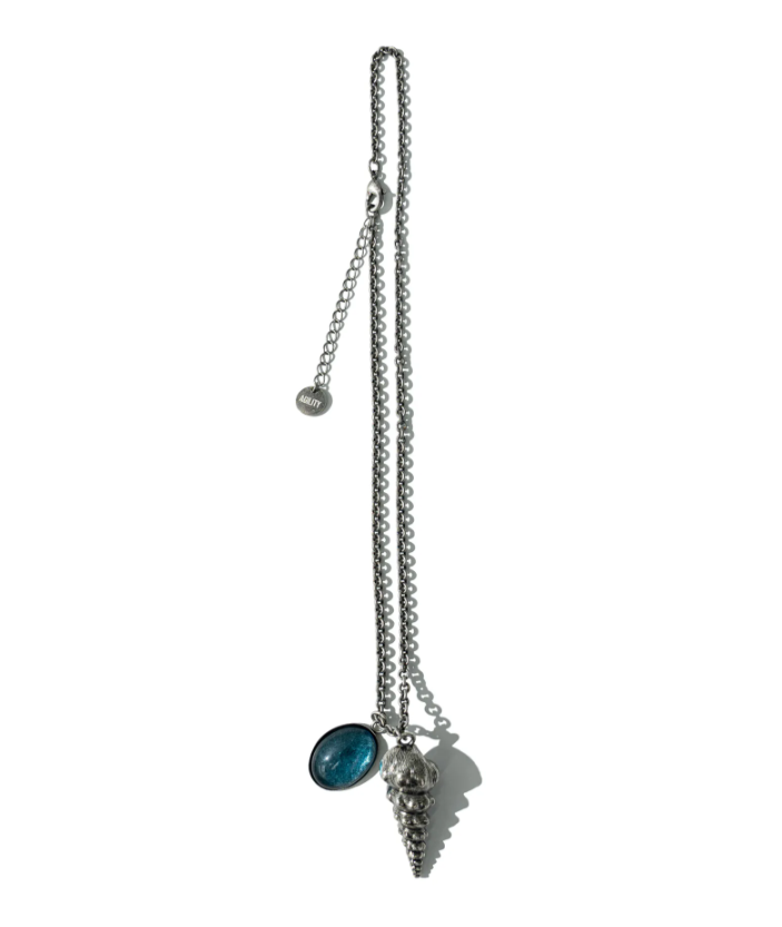AGILITY by JKS SHOP Cerith Gem Necklace 燒酒螺 圓石項鍊