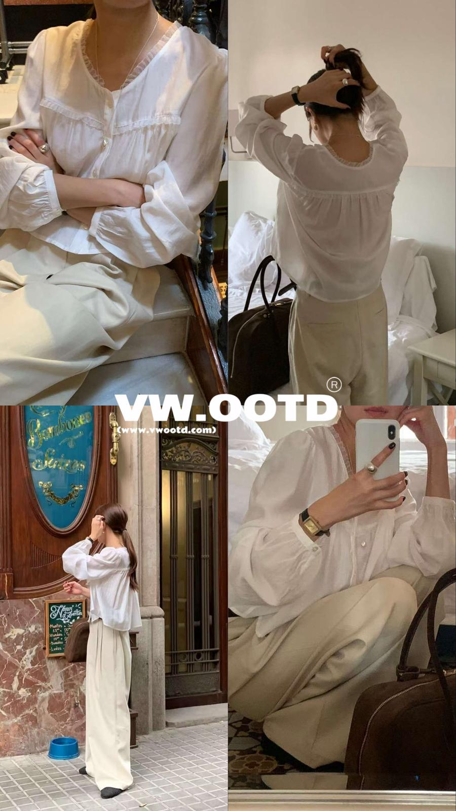 Ruffles領娃娃上衣(白色)