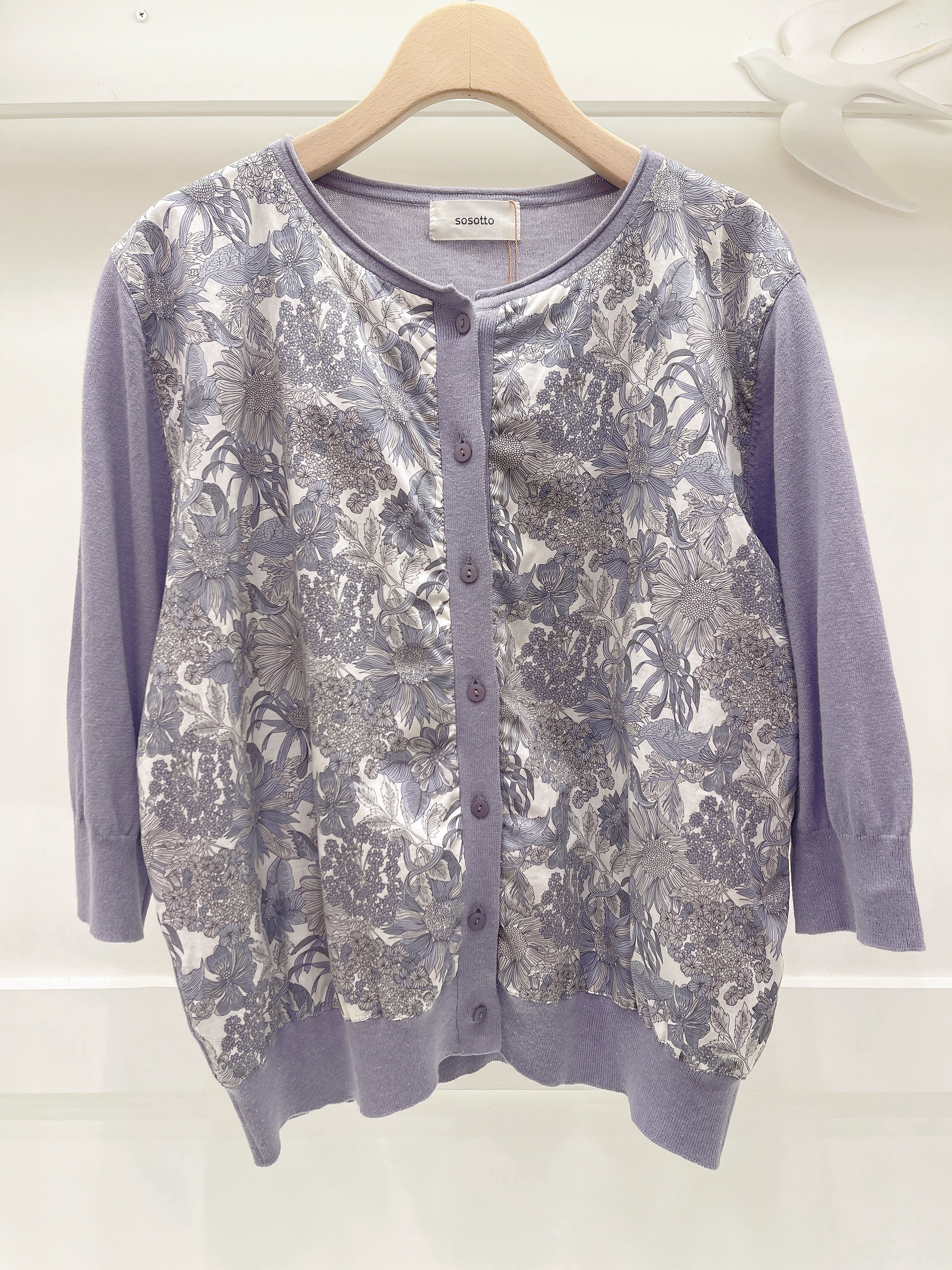 Lb花柄短䄂外套