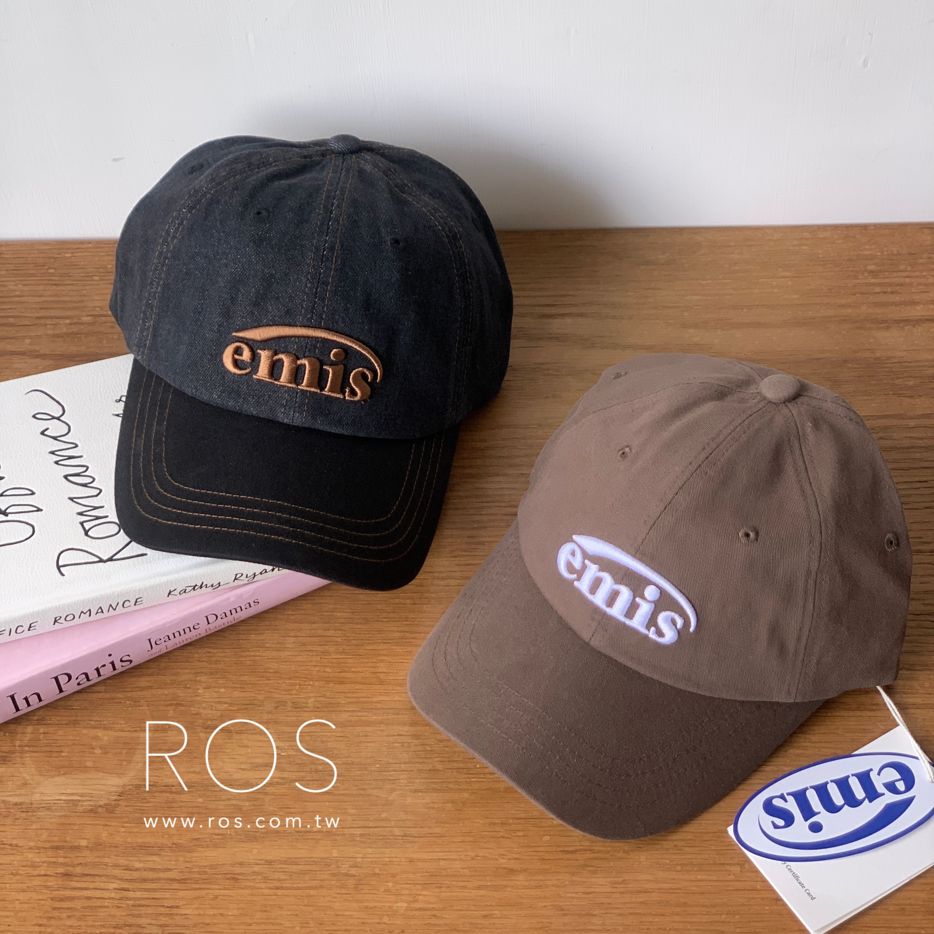 Emis 刺繡Logo棒球帽 (3colors)