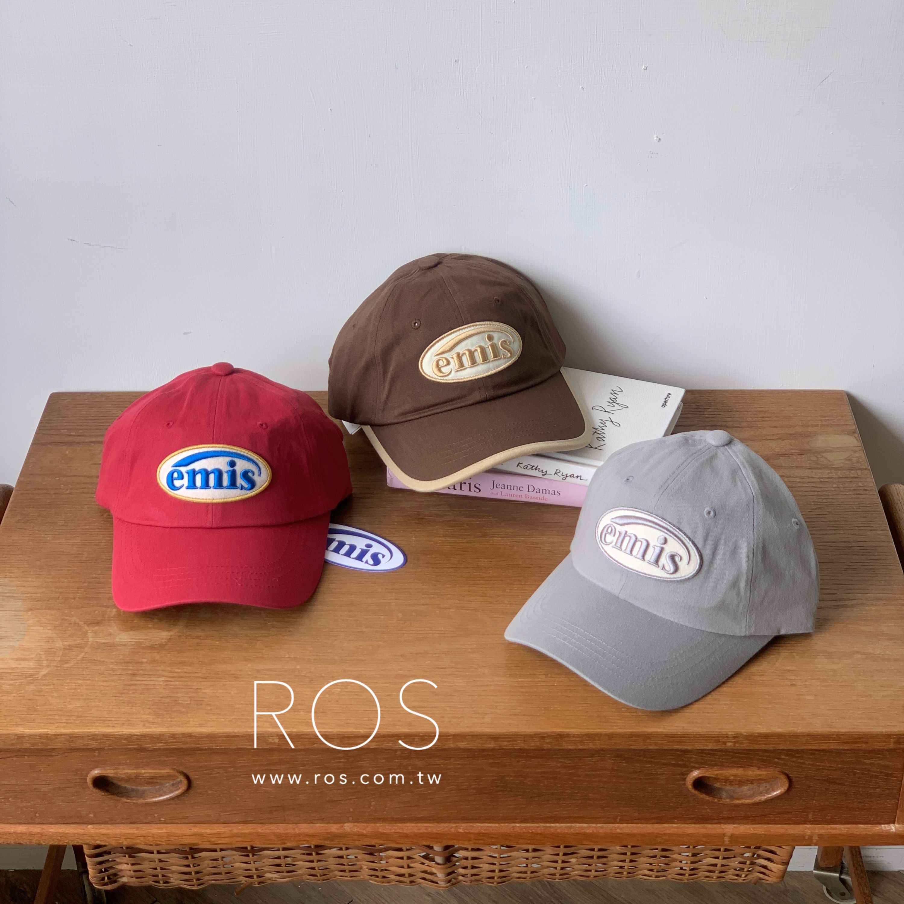 Emis 圓刺繡Logo棒球帽 (7colors)