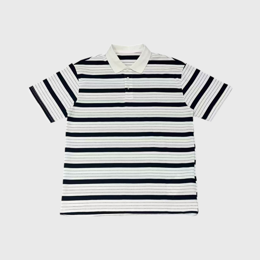 復古條紋POLO衫