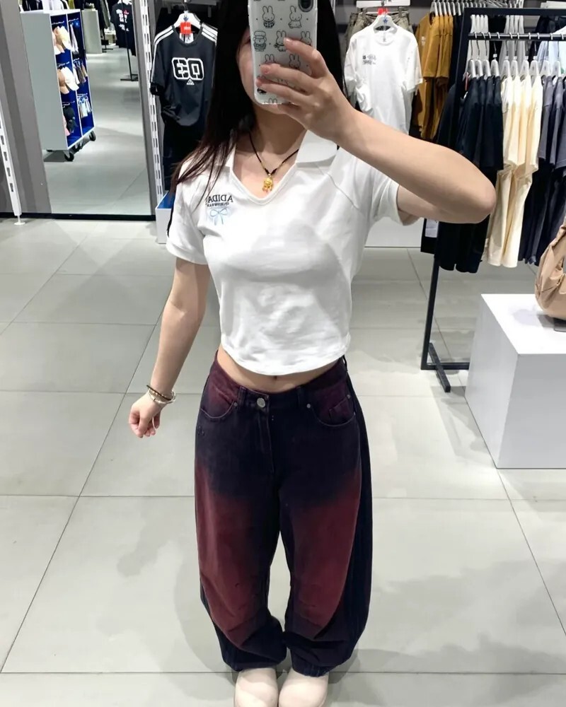 【617優惠】【現貨】 ADIDAS DANCE SS25 短版POLO衫 短袖上衣 白色 KE5799 L