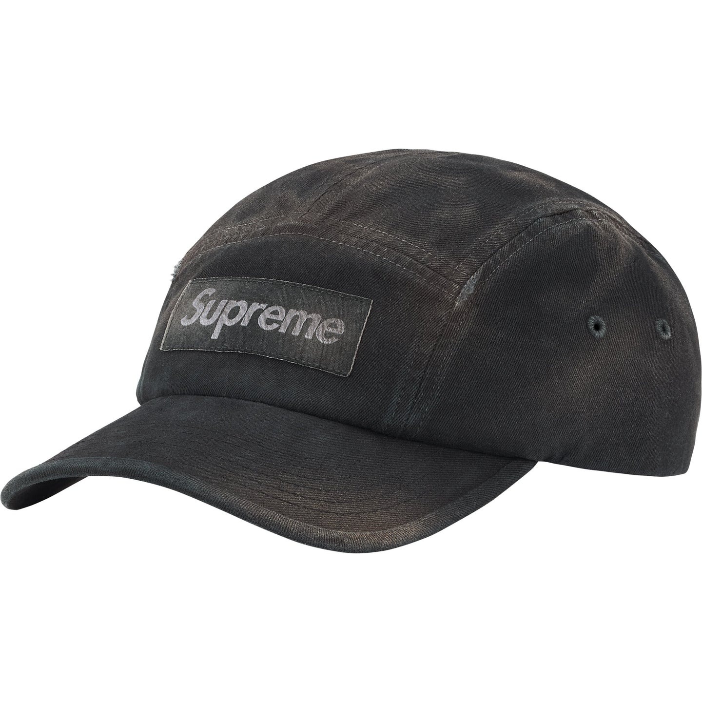 現貨┃Supreme 25FW Overdyed Camp Cap 仿舊 五分割帽 老帽