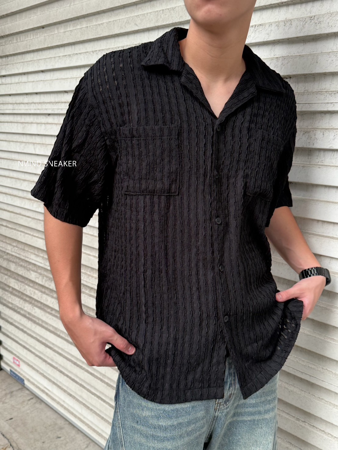 <勤美熱賣款🔥> 透視感 古巴襯衫