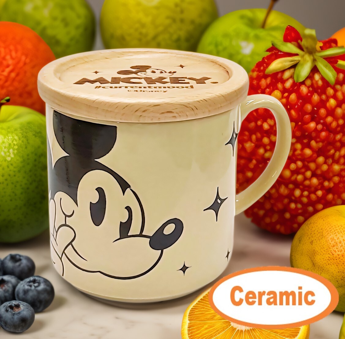 迪士尼米奇 - 陶瓷杯連蓋
