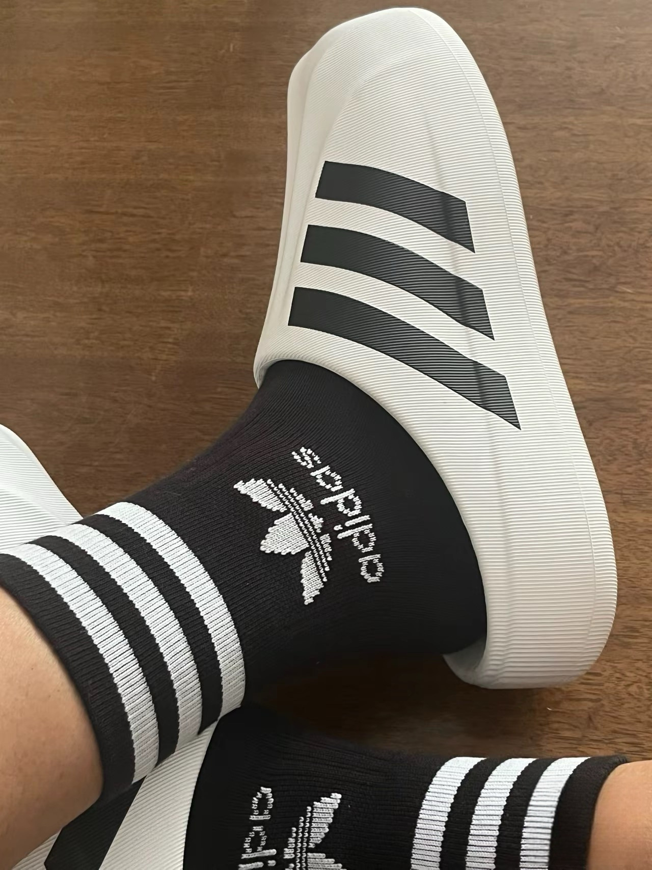 adidas originals adiFOM SUPERSTAR MULE貝殼拖鞋 男女同款