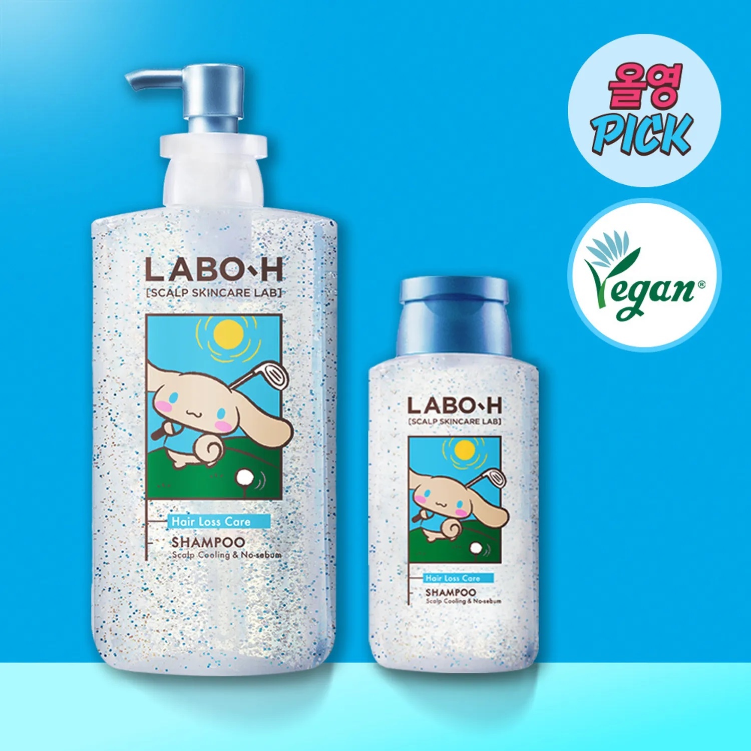 《現貨》LABO-H x Sanrio Hair Loss Relief Shampoo 750mL+125ml (Scalp Cooling)