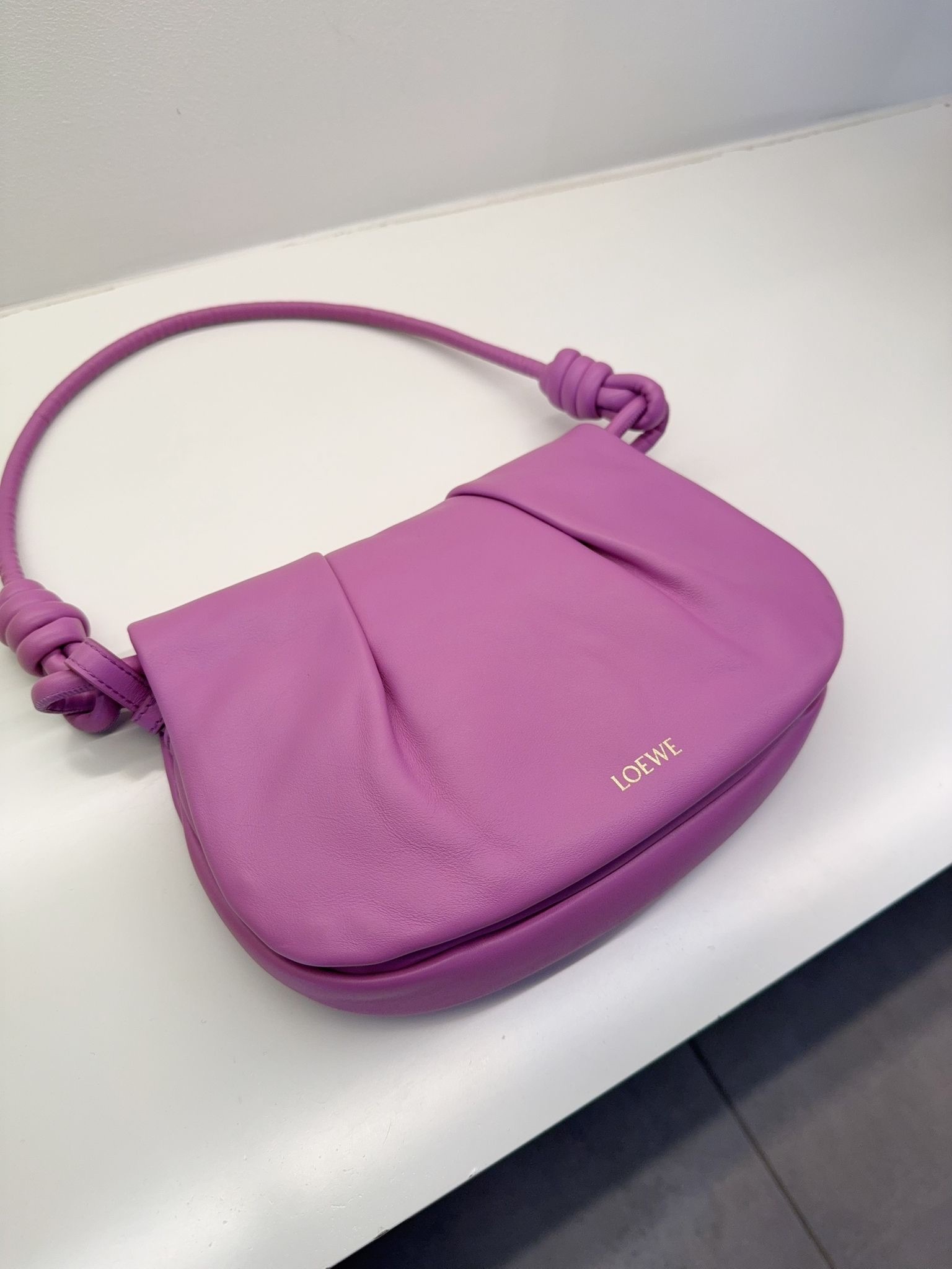 Loewe Paseo Satchel crossbody bag Rockrose pink