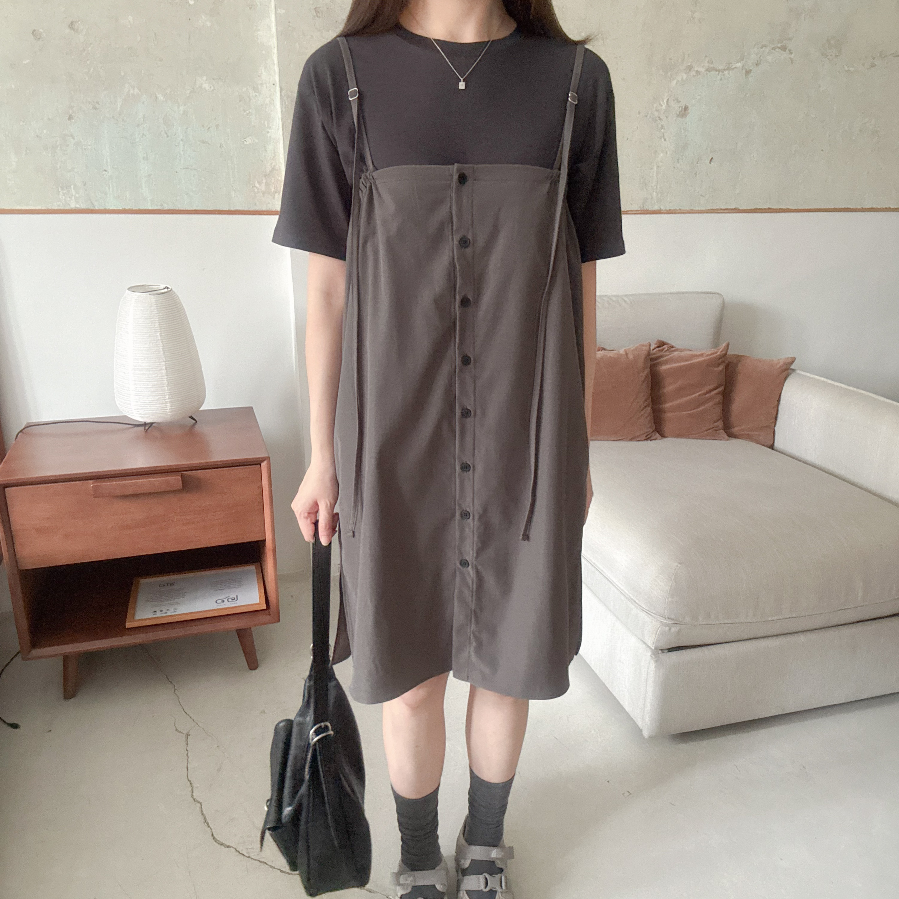 Multiple way設計吊帶裙