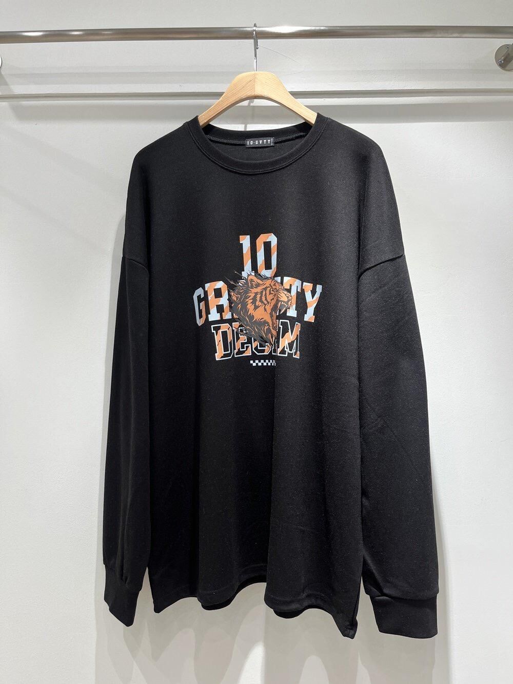 英文字圖案長袖衫 10.GVTY-0226T