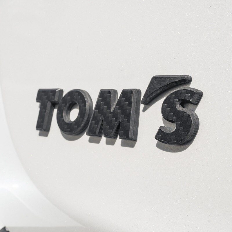 TOM'S CARBON 立體標誌 車標