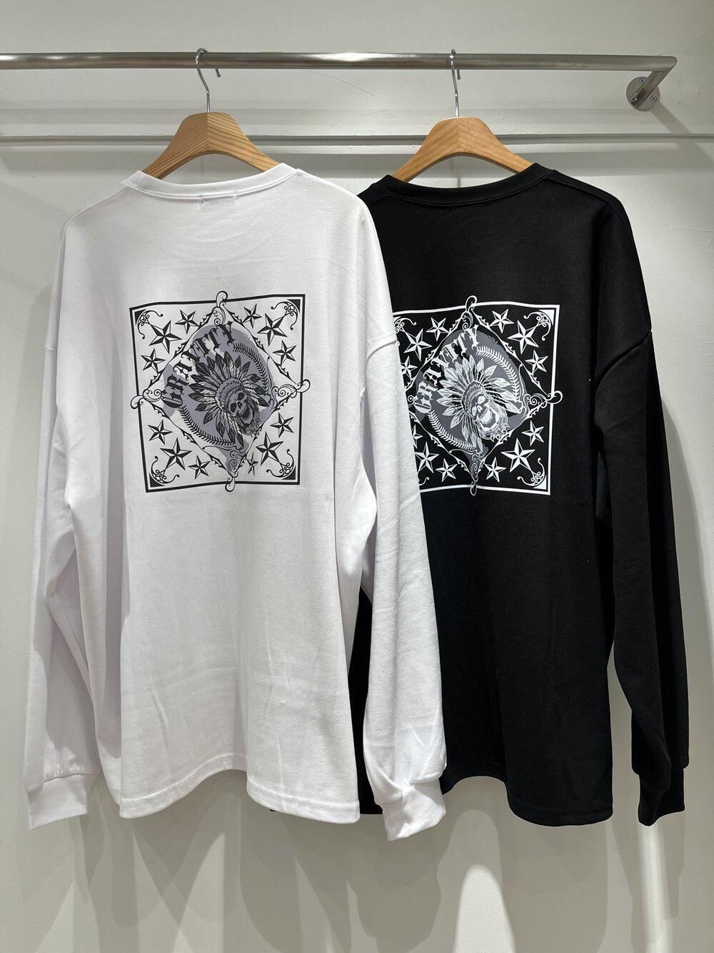 英文字圖案長袖衫 10.GVTY-0229T