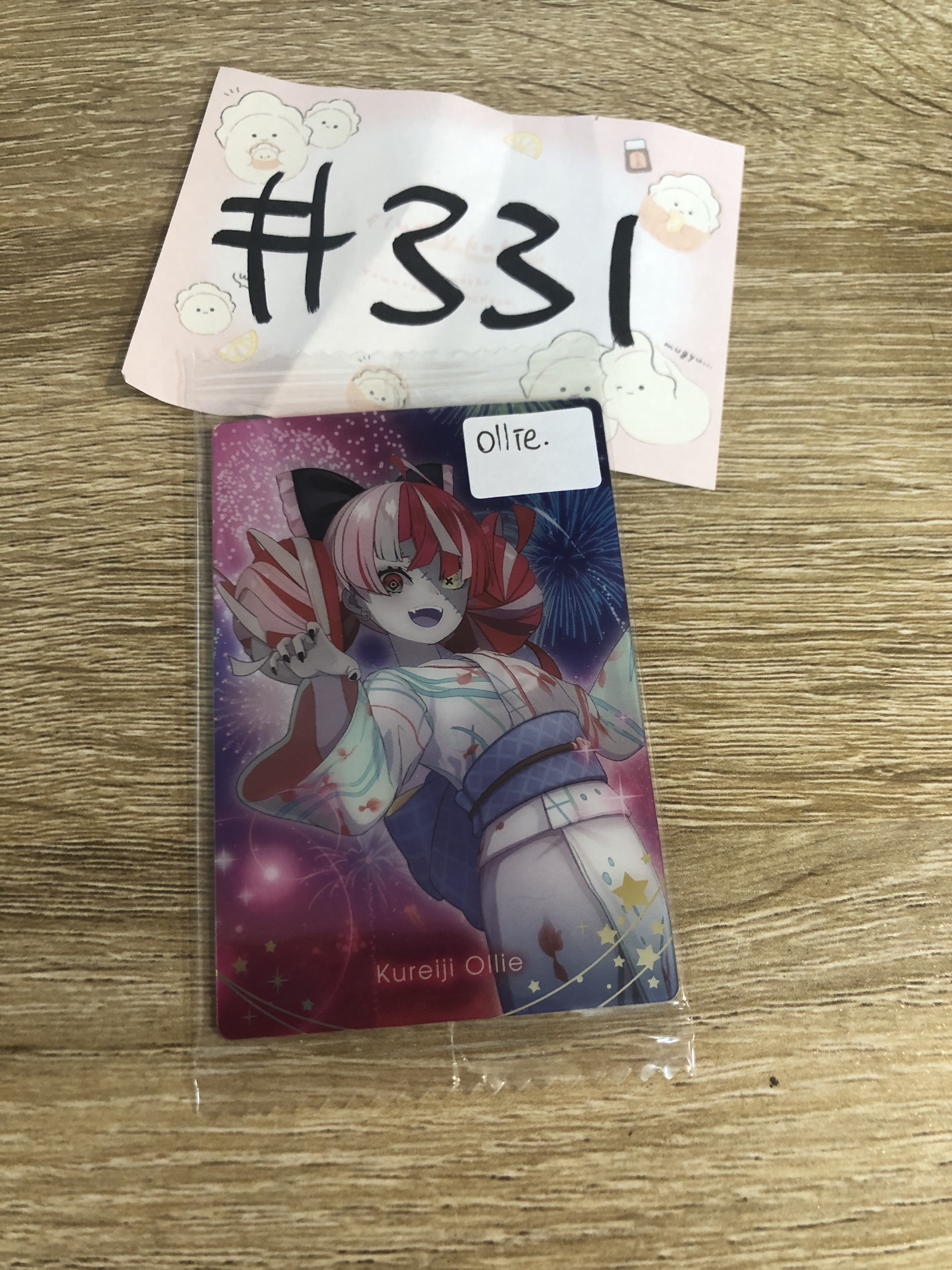 HOLOLIVE OLLIE 小卡#331