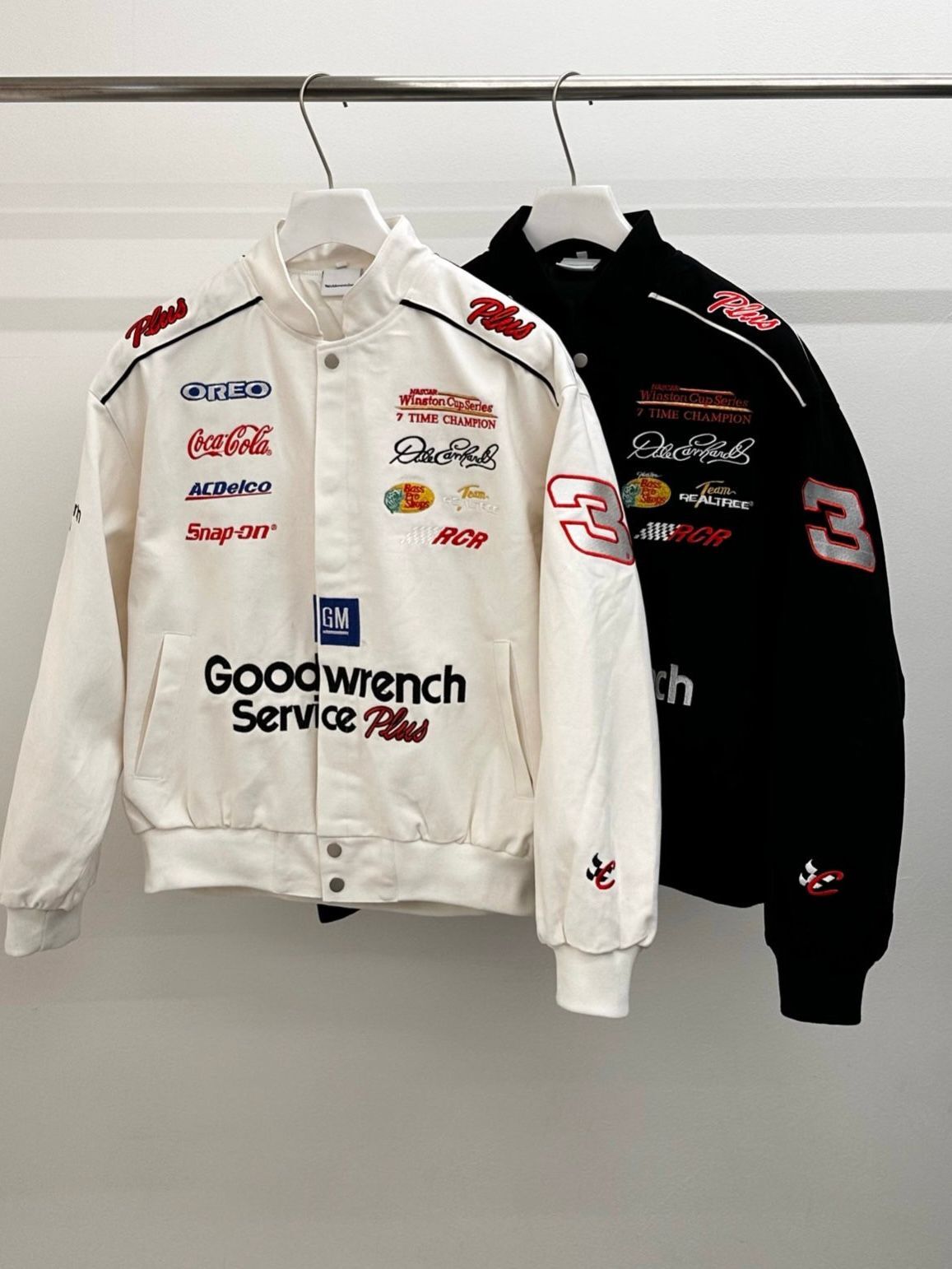 英文字拉鍊外套 WD-172JK