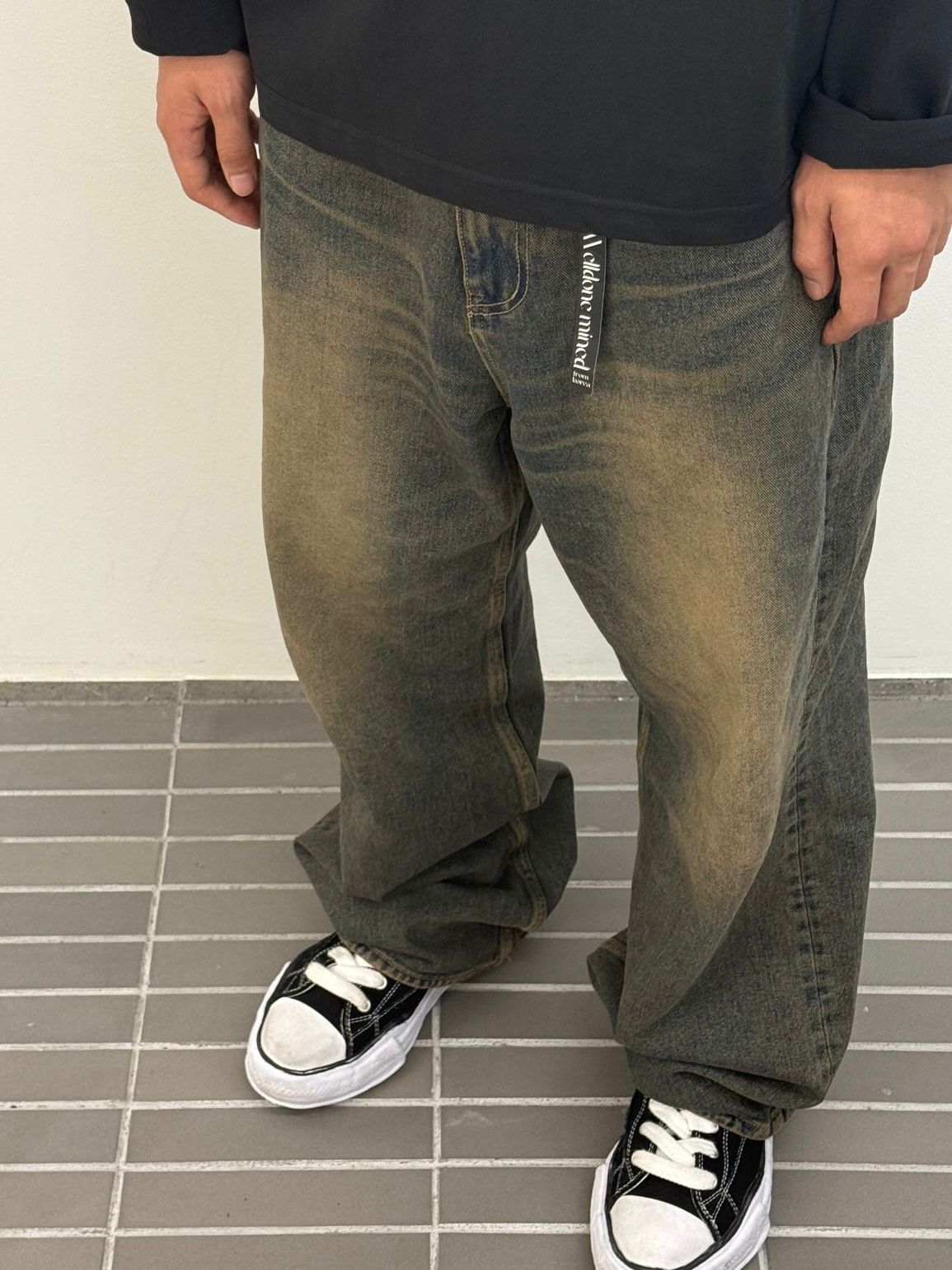 洗水鬆身牛仔褲 WD-174P