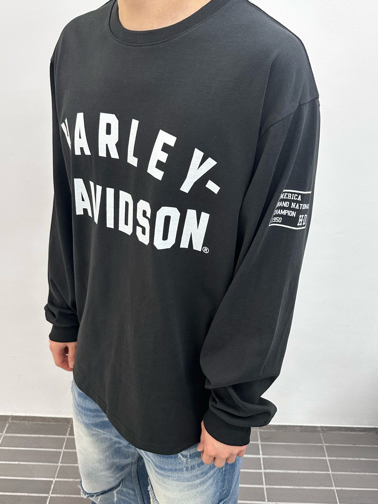 英文字長袖衫 WD-175T