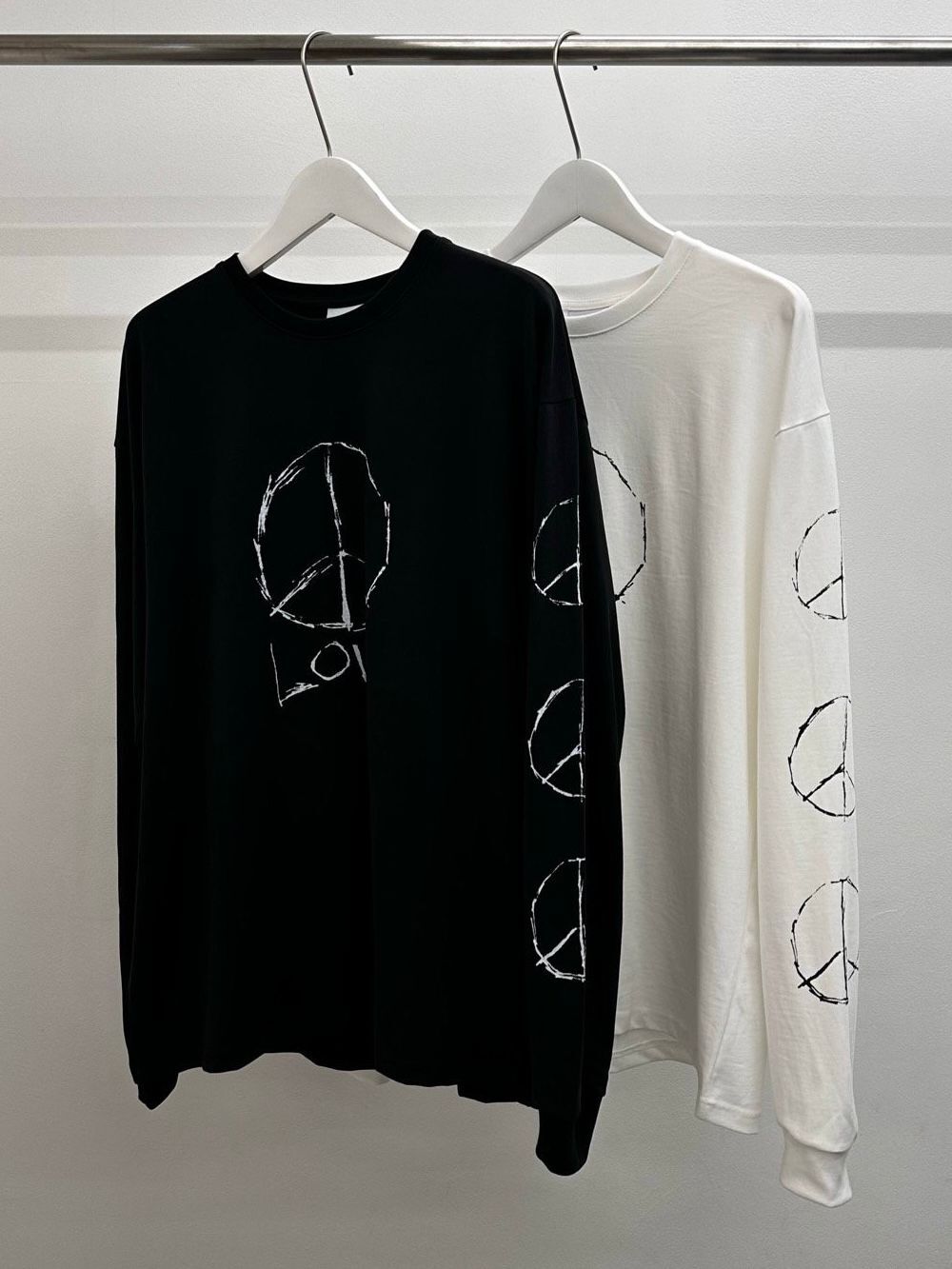 英文字圖案長袖衫 WD-176T