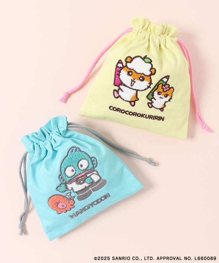 JP Sanrio 毛巾刺繡索袋 3386 3686 3379 4994 3362 OS250829